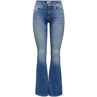 Only ONLBLUSH Bootcut Mid Waist Blau 38