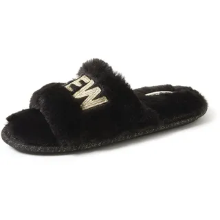 Dearfoams Geschenke für Braut und Brautjungfer, passende Braut-Slipper mit der Aufschrift „I Do Crew“ für Hochzeit und Junggesellinnenabschied, Small