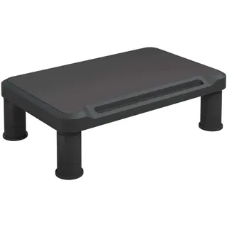 vidaXL Monitorständer Schwarz 38x24x10,5 cm - Schwarz