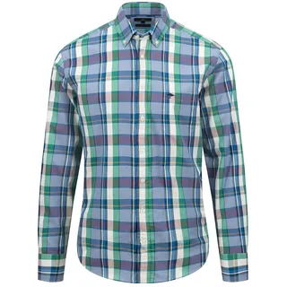 Fynch Hatton 14097020 Langarmhemd - Grass Green - XL