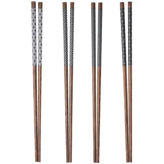 Butlers Essstäbchen (4er Set) Mikado , Braun , Holz , Besteck, Besteck-Sets