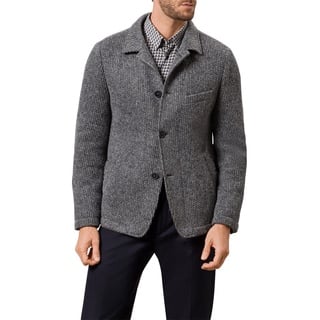 Pierre Cardin Herren Sakko Gemustert Mac-4-Vest Futureflex Blazer, Grey, 25