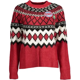 Desigual Damen Scarlet JERS_Buddy 3014 Pullover Sweater, Rot, XS EU