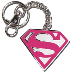 Bild von Supergirl Pink Logo Keychain