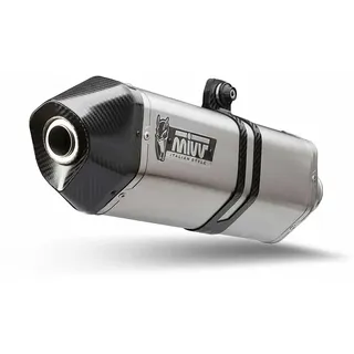 MIVV Speed Edge Cf Moto 800mt 2022-24 Cf.001.lrx Homologierter Slip On Schalldämpfer - Stainless Steel - Homologated