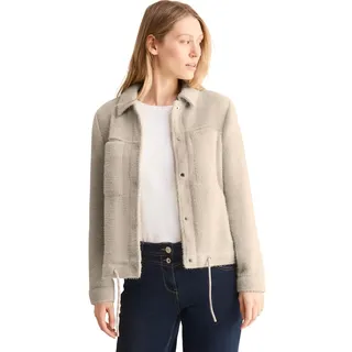 Cecil Kuschelige Jacke, - beige,