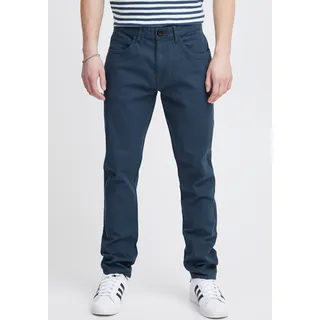 Blend Stoffhose "BHEdford pants" mit Markenlabel, aus Baumwollmischung, Regular Fit, knöchellang, ensign blau