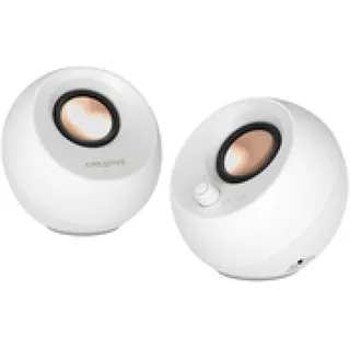 Creative Labs Creative Pebble Pro - White - Bluetooth - 2.0 PC-Lautsprecher - Schwarz