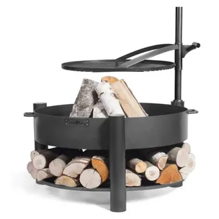 Feuerschale MONTANA X Ø60cm variabel Grillrost Ø50cm Grillstelle Garten