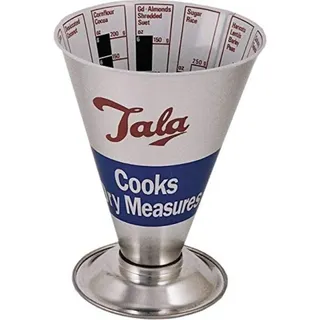 Tala Traditionelle Trockenmessung für Köche, Einfache Alternative zum Messen einer Vielzahl von Trockenprodukten, einschließlich Zucker, Mehl, Reis, Linsen, Maisstärke und Kakao