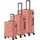 Bali Koffer-Set 3-tlg. orange/rosa/rot