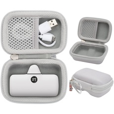 Khanka Harts Etui für iWALK/Veger Kompakte Handy Ladegerät Mini Externer Akku Kompatibel mit iPhone 4800/4500/3350mAh 5000mAh und Ladekabel.(Nur Tasche)