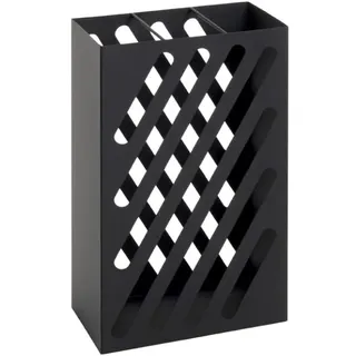 Haku-Möbel TESSIN Schirmständer 30 x 16 x 48 cm schwarz