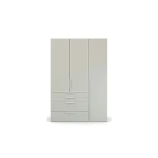 Drehtürenschrank Port Talbot ¦ grau ¦ Maße (cm): B: 151 H: 223