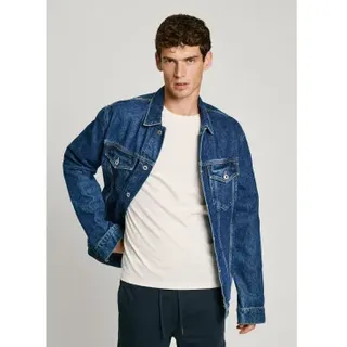 Pepe Jeans für Herren. PM402715HW5 Blaue Jeansjacke (S), Lässig, Denim