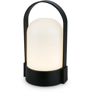 Brilo Akku-LED-Tischleuchte Schwarz