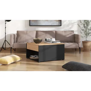 Home Affaire Taranto Schwarz Eiche 80 x 45 x 80 cm