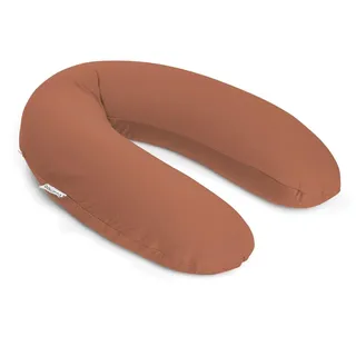 Doomoo Still-& Schwangerschaftskissen Buddy, 180cm inkl. Bezug aus Bio-Baumwolljersey, mit feiner EPS-Mikroperlenfüllung, Oeko-TEX Standard 100, Tera