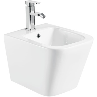 Aquore 385977 / SA.BPISASUSP BTW Pisa Suspended Hängendes Bidet, Glänzend Weiß