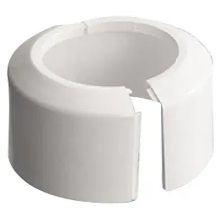 Kunststoff-Klapprosette, weiss, 110 x 100 mm, 2-teilig