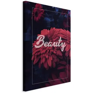 artgeist Leinwandbild , Rot, Schwarz , Textil, Holzwerkstoff , rechteckig , 40x60x1.2 cm , Keilrahmen , Bilder & Rahmen, Bilder, Leinwandbilder