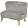 Kindersofa Lil Sofa 70 x 48 x 50 cm Holz grau weiß