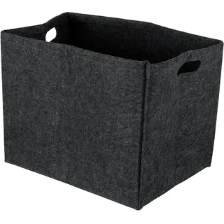 axentia Filzkorb, anthrazit, ca. 45x35,5x34 cm