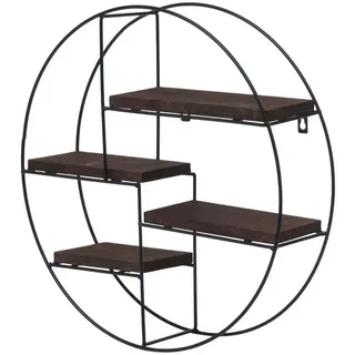 MCW Wandregal 45 x 45 x 11 cm Dunkelbraun