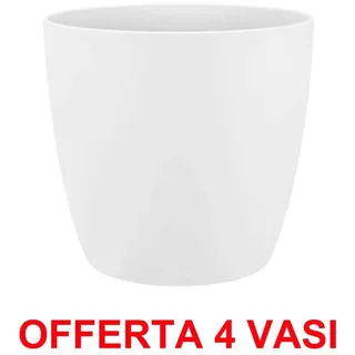 Elho Round Mini 4 Vaso Pflanzen Topf 12,5CM Weiß