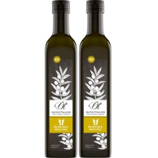 BIO Olivenöl Italien 1000ml (2x 500ml) - Olivenöl Italien extra vergine - nativ - Ölmühle Solling