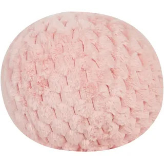 Beliani Dekokissen Rosa 30/30 cm Rosea , Pink , Kunststoff , Rund , 30x30 cm , Heimtextilien, Wohntextilien, Kissen, Zierkissen