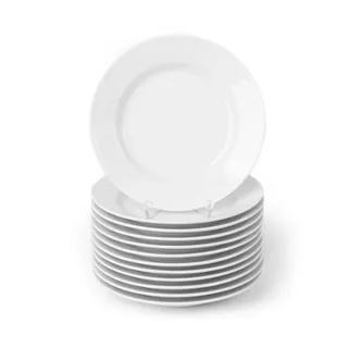 Holst Porzellan Dessertteller 20 cm weiß 12er Set