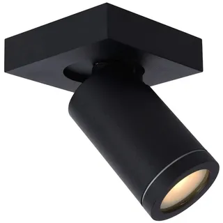 Deckenstrahler Flexibel Schwarz Aluminium Bad 2200 K B:10 cm Deckenspot GU10