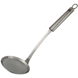 Dr. Oetker Dr.Oetker Abseihlöffel , Silberfarben , Metall , 33 cm, , einfache Handhabung , Küchenzubehör, Küchenhelfer, Abseihlöffel
