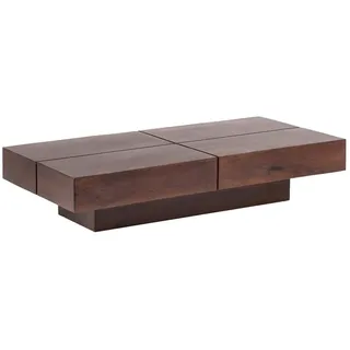 Woodkings Couchtisch Amberley Akazie 140x70 cm - Braun
