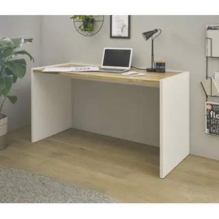 INOSIGN Schreibtisch »CiTY/GiRON«, moderner Computertisch, wohnliches Home Office, Breite 80 oder 143 cm weiß