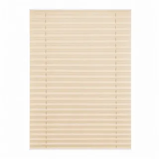 Lichtblick Dachfensterplissee Haftfix, ohne Bohren, verspannt Crush-Optik, mit Saugnapf, beige