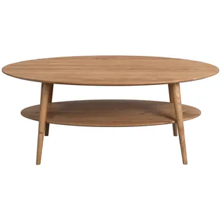 Livetastic Couchtisch , Wildeiche , Holz , Wildeiche , vollmassiv , oval , zylindrisch , 70x45x115 cm , einfacher Aufbau , Wohnzimmer, Wohnzimmertische, Couchtische, Couchtische rund