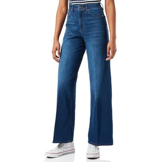 S.Oliver Regular Wide Leg-Jeans (2110780.55Z4) Blau,