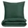 Bettwäsche 2x 135x200cm 2x 40x80cm Mikrofaser Bed Sheets 135x200cm 4-er Bettwäsche Dunkelgrün