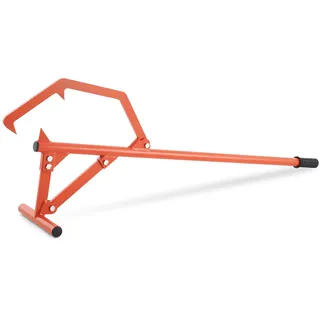 Vevor Fällheber, 1219 mm, robuster Stammheber aus Stahl, Holzheber mit verstellbarem Wendehaken, Forsthaken für Holzstämme bis zu φ 63,5 cm, Fällhilfe zum Rollen, Schneiden & Anheben von Holzstämmen