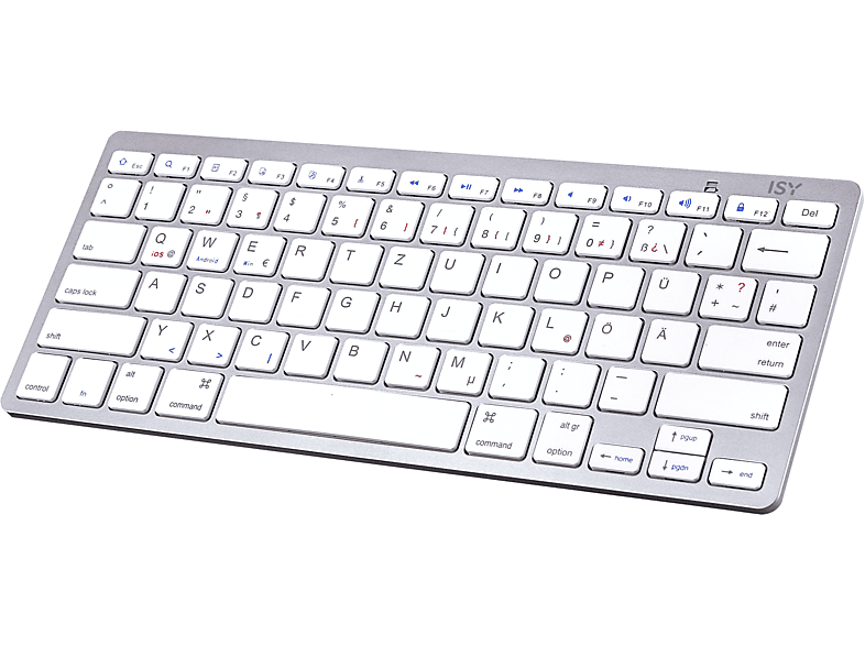 Bild von IBK-1000, Tastatur, Sonstiges, kabellos, Weiß/Silber
