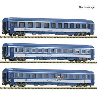 Fleischmann 6260030 N 3er-Set Eurofima-Wagen CD