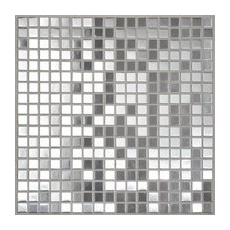 Mosaik Metall Edelstahl 30 cm x 30 cm