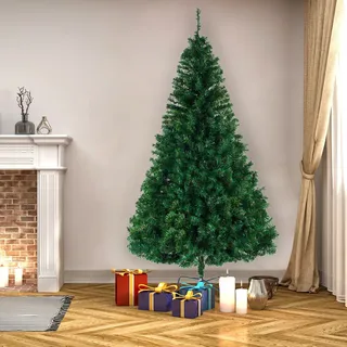Weihnachtsbaum Kunstbaum Tannenbaum 240cm mit ca.1138 Spitzen Dekobaum Weihnachtsdeko Grün - Grün