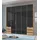 Drehtürenschrank Level by fresh to go 250 x 216 x 58 cm Grau