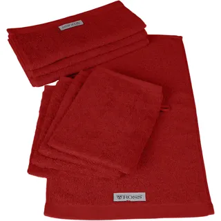 Ross Sinfonie Handtuchset 8-tlg. rot
