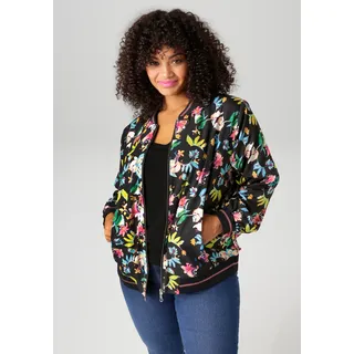 aniston plus Aniston PLUS, Blouson Mit Blumendruck, bunt,