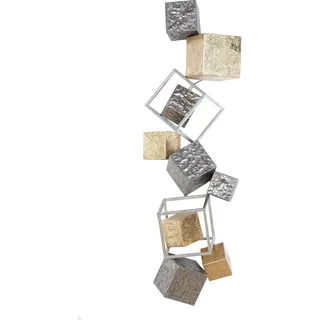 Casablanca by Gilde Wanddekoobjekt »Wandrelief Cubes«, grau
