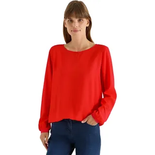 Cecil Bluse in Unifarbe Pumkin orange M